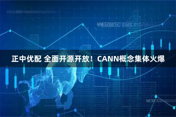 正中优配 全面开源开放！CANN概念集体火爆