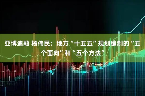 亚博速融 杨伟民：地方“十五五”规划编制的“五个面向”和“五个方法”